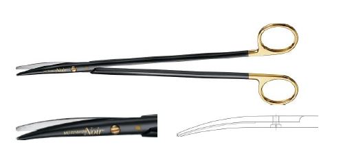 Ноір Нельсон-Метценбаум ножиці вигнуті хвильова заточка 230 мм